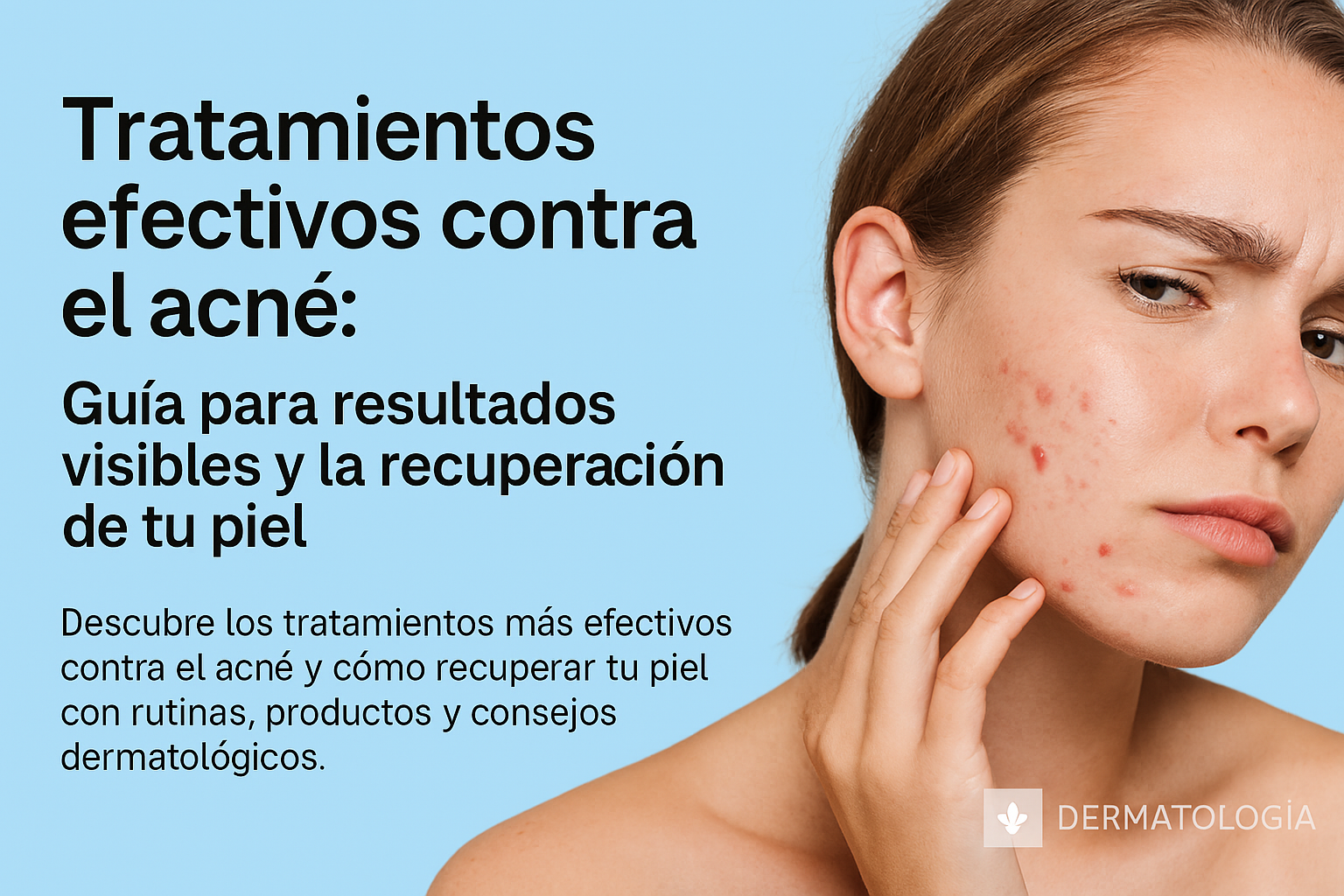 Acne, tratamientos efectivos, salud dermatológica