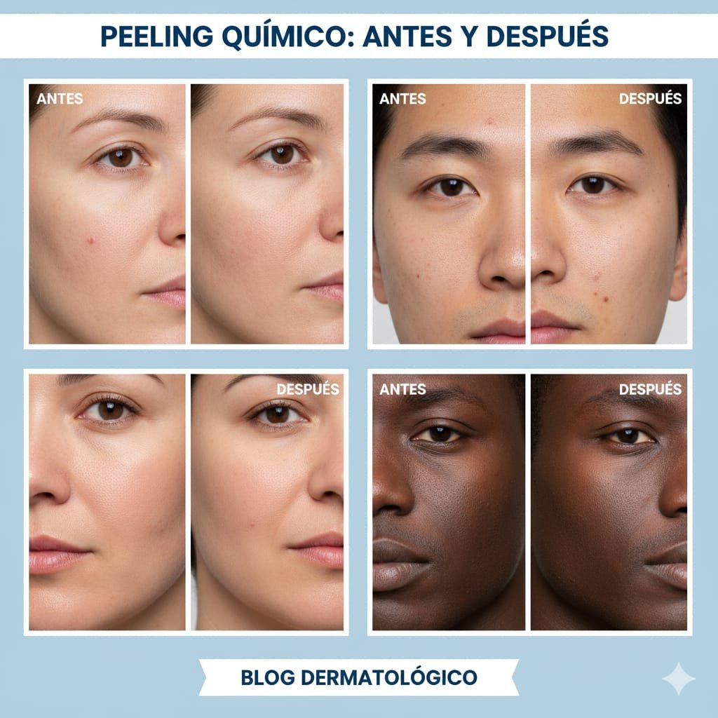 Cicatrices de acné: antes y después, acne leve